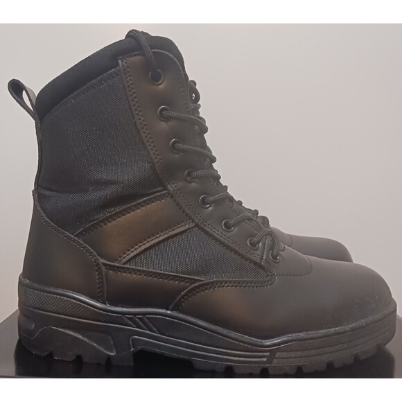 Tech Other - K Tech (Work Boots)-(Leather)-(Black)-(Size 11)-(Pre-owned)-(Good Condition)-$30